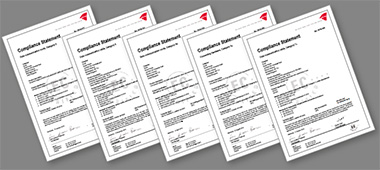 Certificats d'homologation